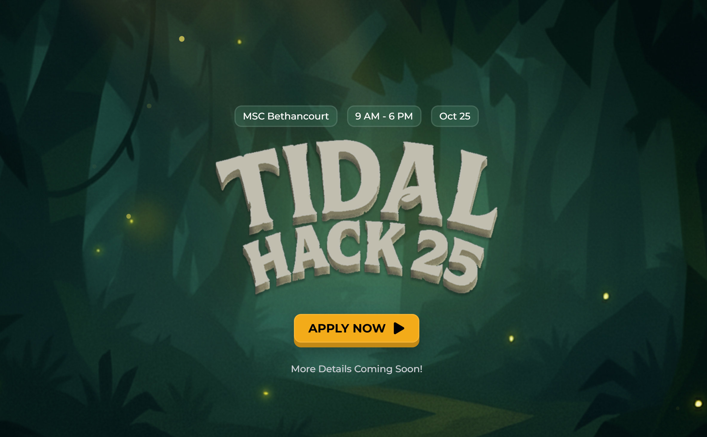 Tidal Organization/Hackthon Website